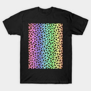 Rainbow Leopard Print T-Shirt